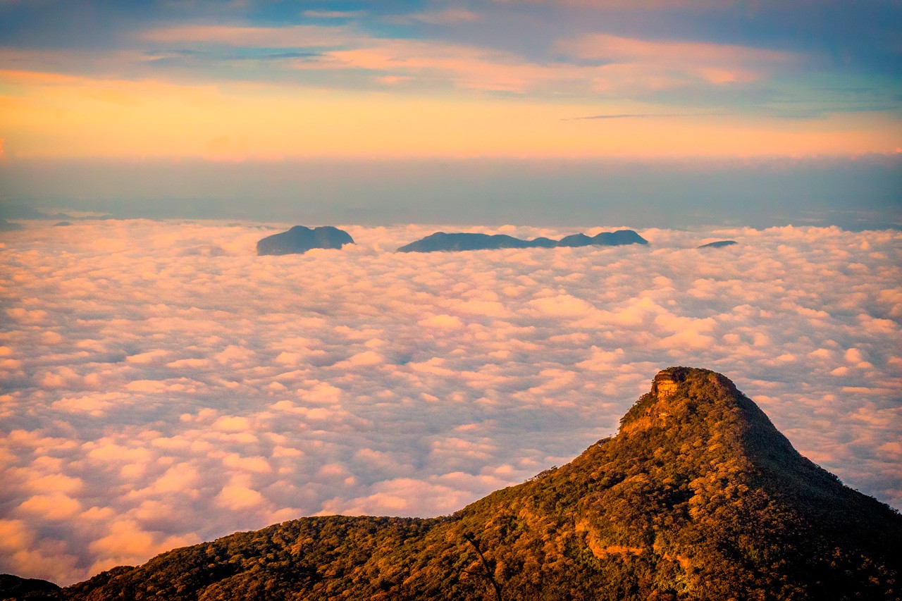 From the footprint of Adam on Sri Pada Peak